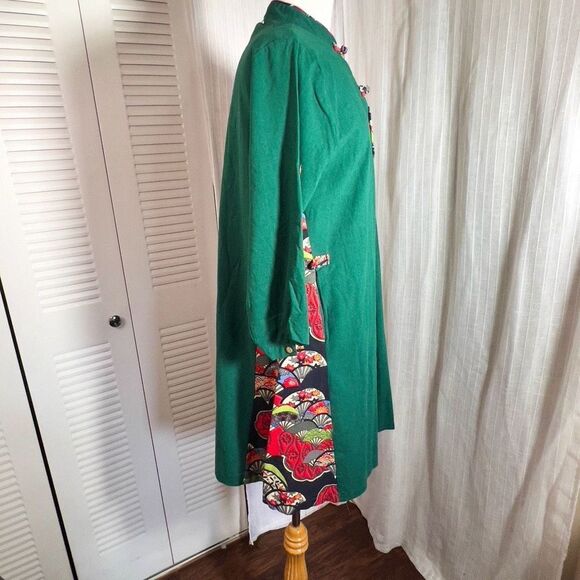 Menina | Women’s | Dresses | M | Rustic Boutique Mini Hunter Green Boho Chic Lon - Picture 5 of 6